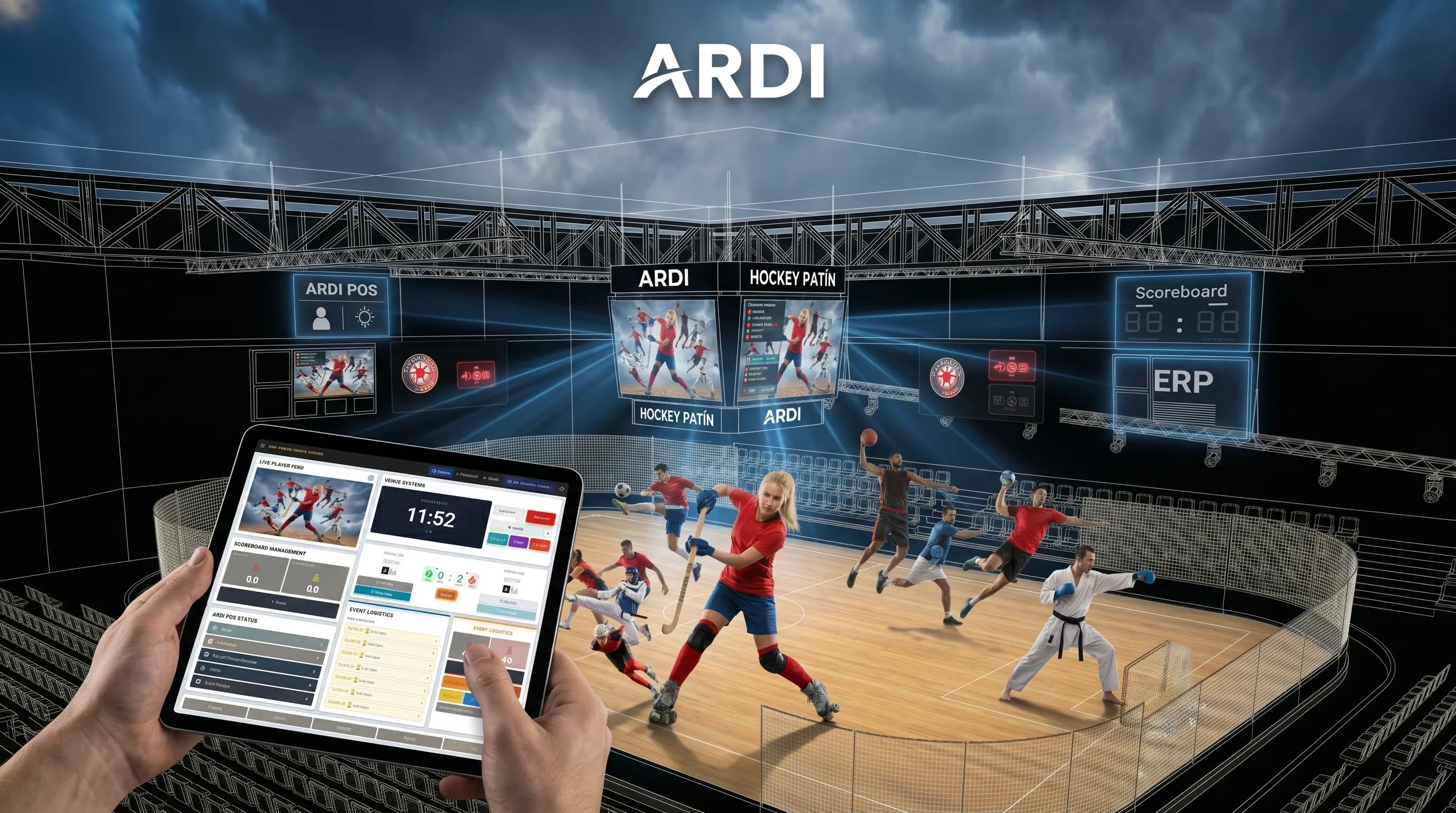 Interfaz de la mesa de control de ARDI