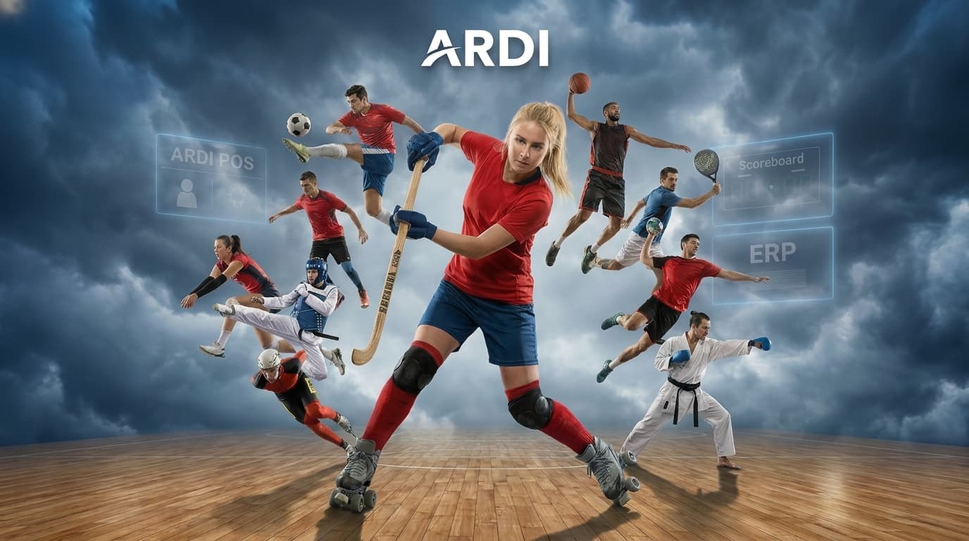 Vista general de los 10 marcadores deportivos digitales ARDI
